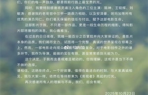 陈坤《旁观者》撤档，预售票房仅3.8万