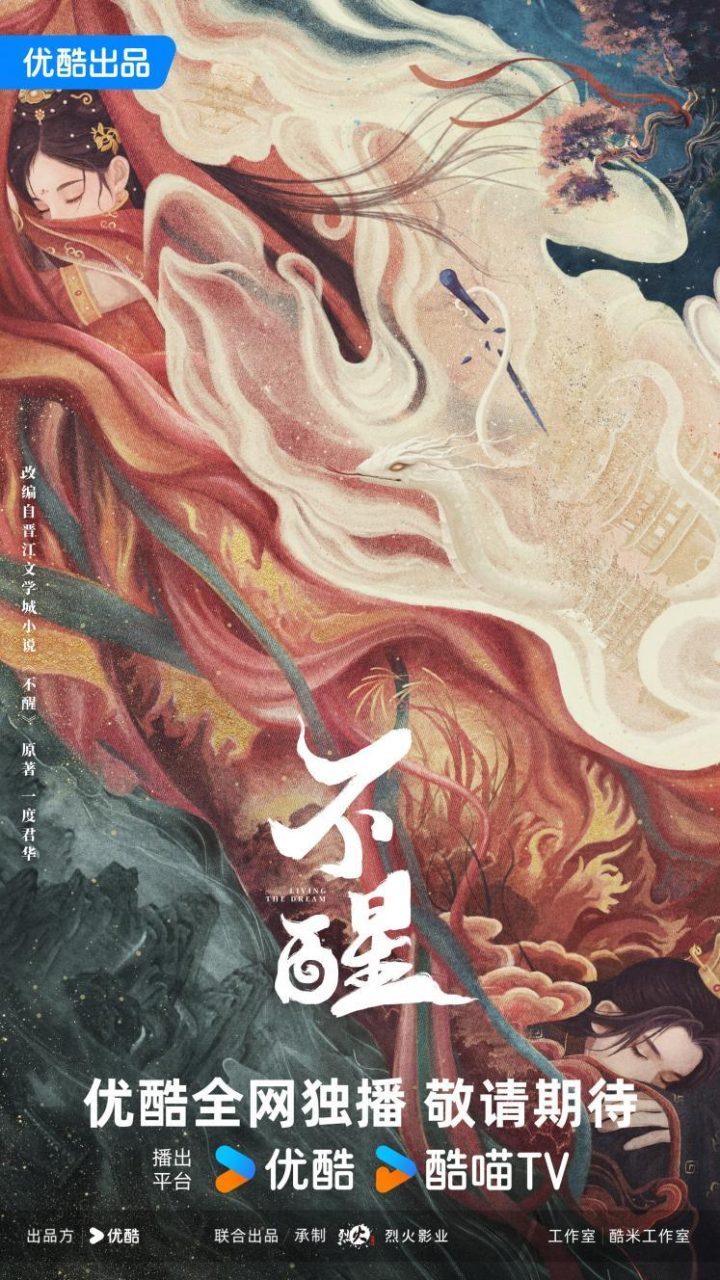 改编自小说不醒的电视剧《不醒》发布概念海报-1
