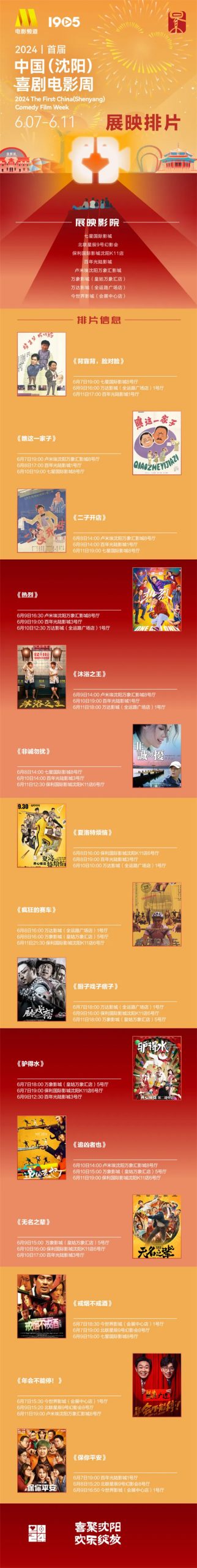 这届喜剧电影周登场：葛优黄渤沈腾马丽笑料不断