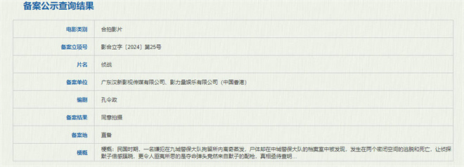 古天乐主演新电影《侦战》，揭秘民国密室悬案-2