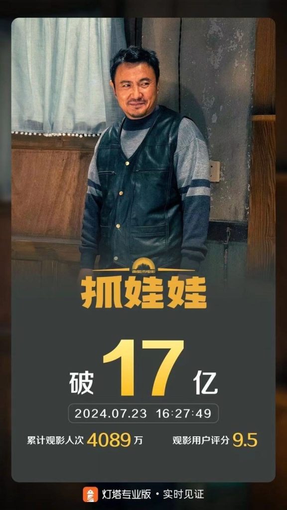 电影《抓娃娃》上映8天破17亿票房