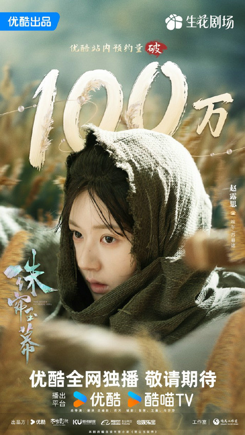 《珠帘玉幕》在优酷站内预约破百万，超强阵容再现女商传奇-1