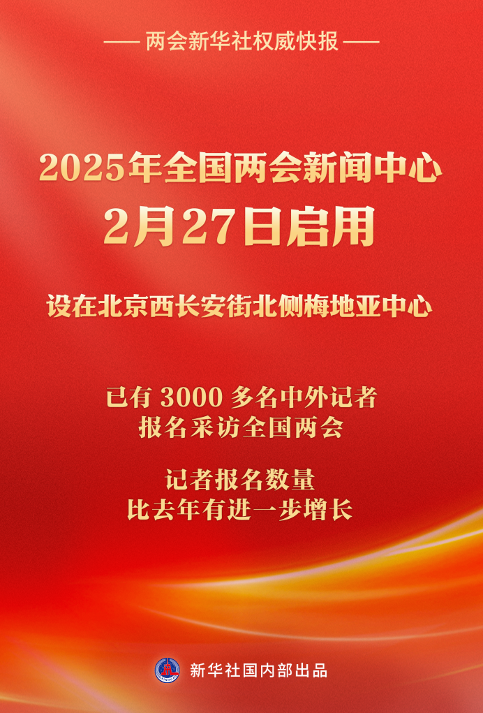 2025两会新闻中心启用-1