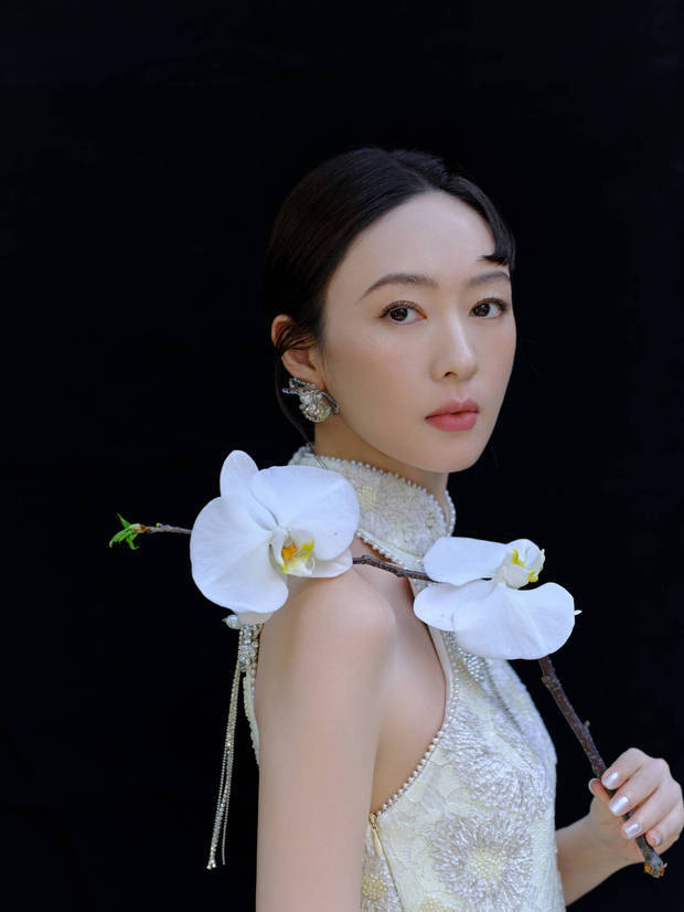 童瑶新中式无袖裙 东方魅力绽放-5