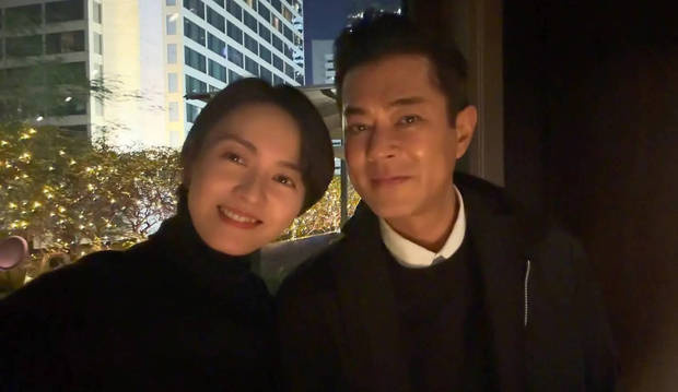 49岁梁咏琪生日派对：与古天乐等好友共庆，状态大好-3