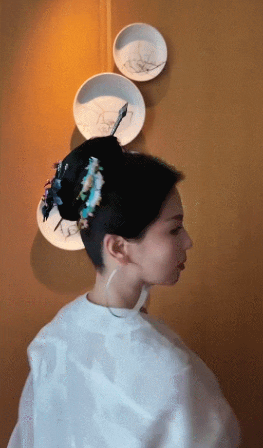 “福州三条簪”刘涛：侠女风范，眼神显坚毅-3
