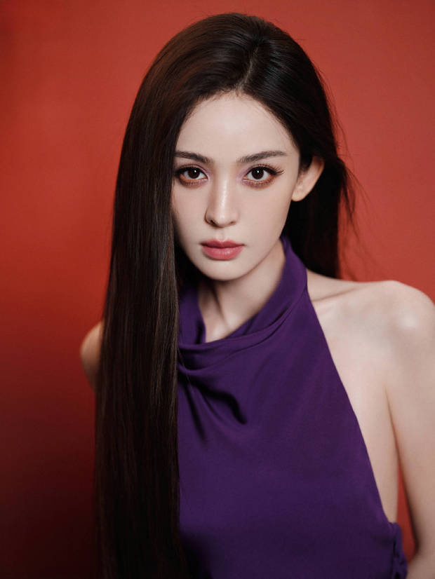 娜扎紫色露背裙亮相，性感美貌惊艳-3