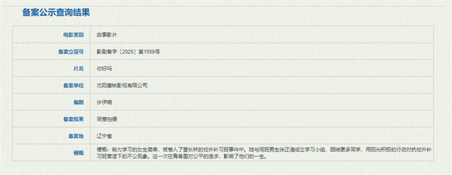 李庚希、宋亚轩加盟《少年的你》编剧新作《你好吗》立项-1 李庚希、宋亚轩加盟《少年的你》编剧新作《你好吗》立项-1