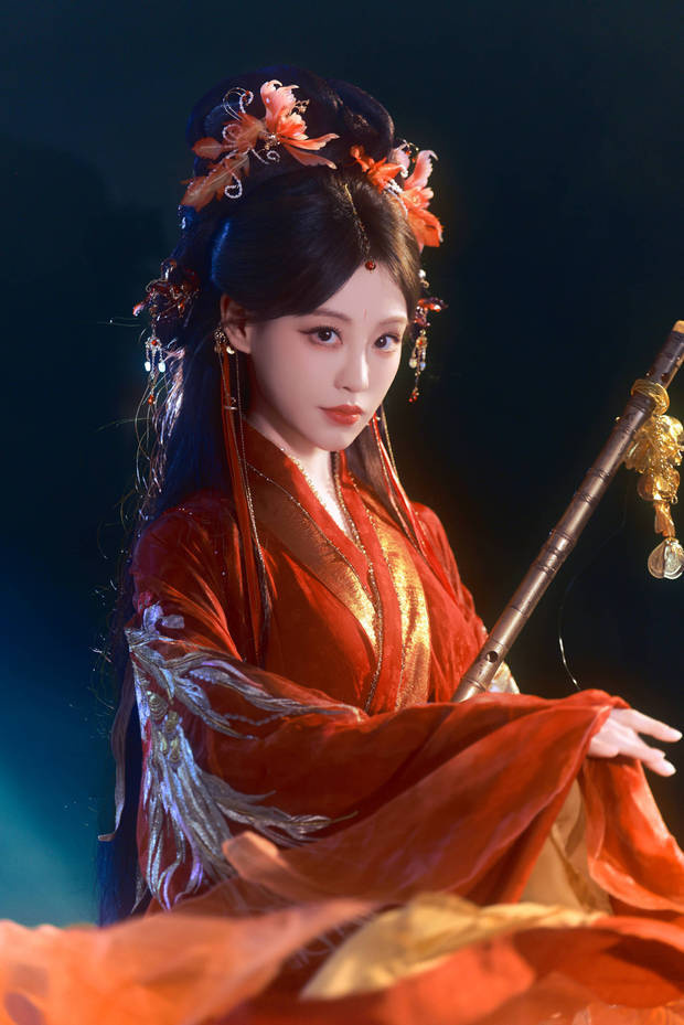 祝绪丹变身红衣暗夜修罗,执伞既危险又迷人-2 祝绪丹变身红衣暗夜修罗,执伞既危险又迷人-2